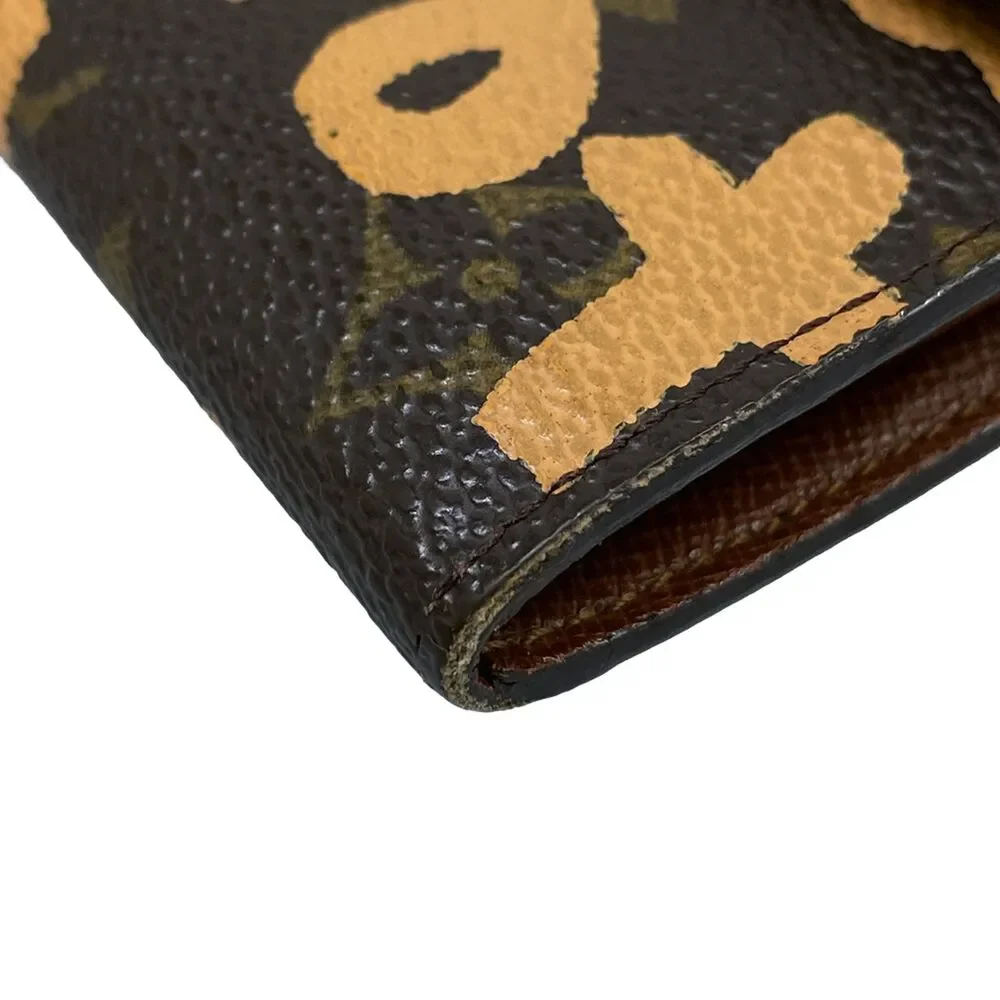 Louis Vuitton Pochette Porte Monnaie Credit Monogram Graffiti Long Wallet M92190